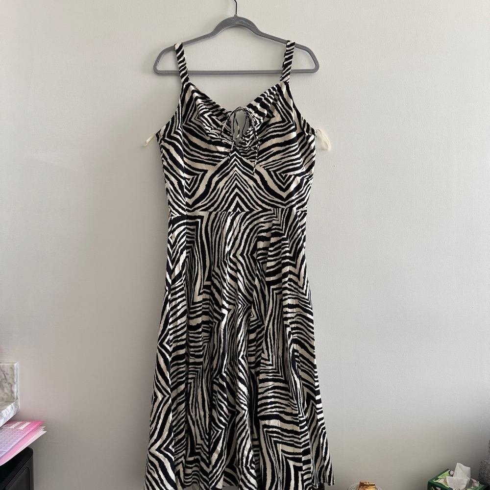 Zebra Print trashy diva l’amour Dress size 16 NWT